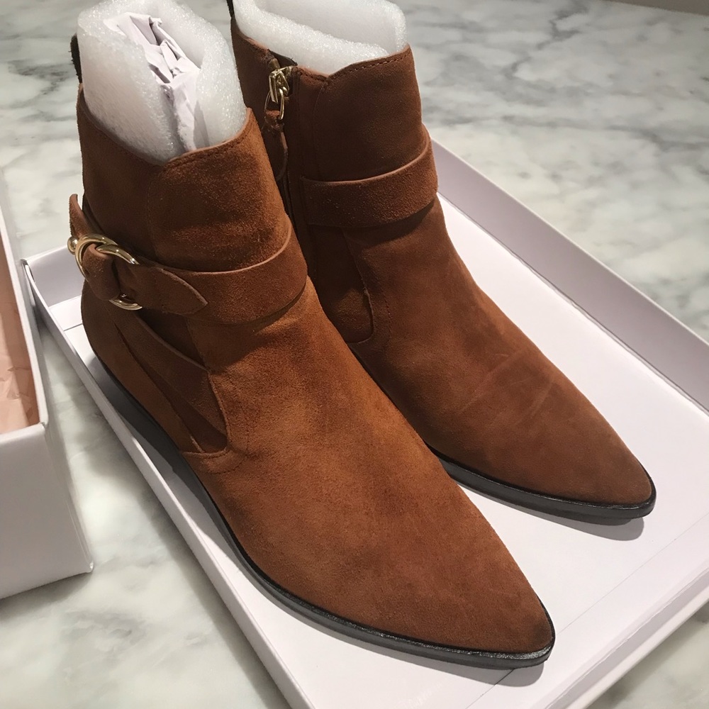 Worn once Rebecca Minkoff suede brown boots
